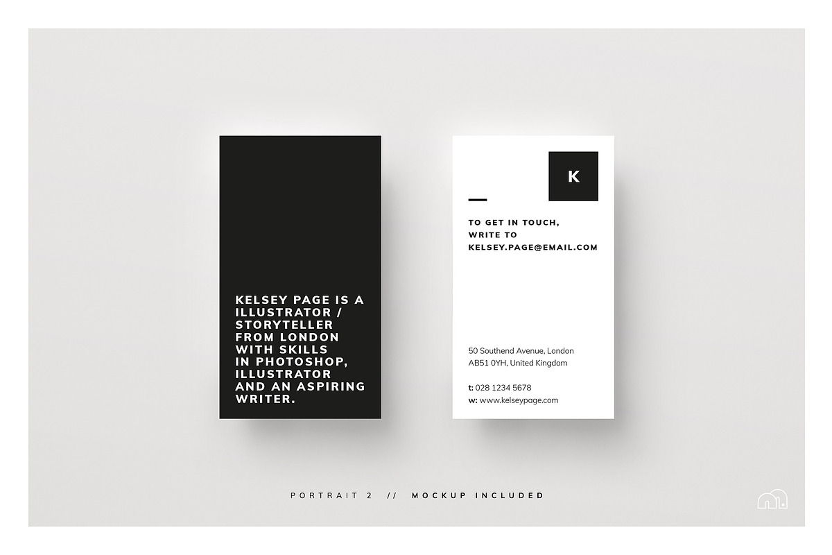 Business Card - Kelsey, a Business Card Template by bilmaw creative (Photo 5 of 10)
