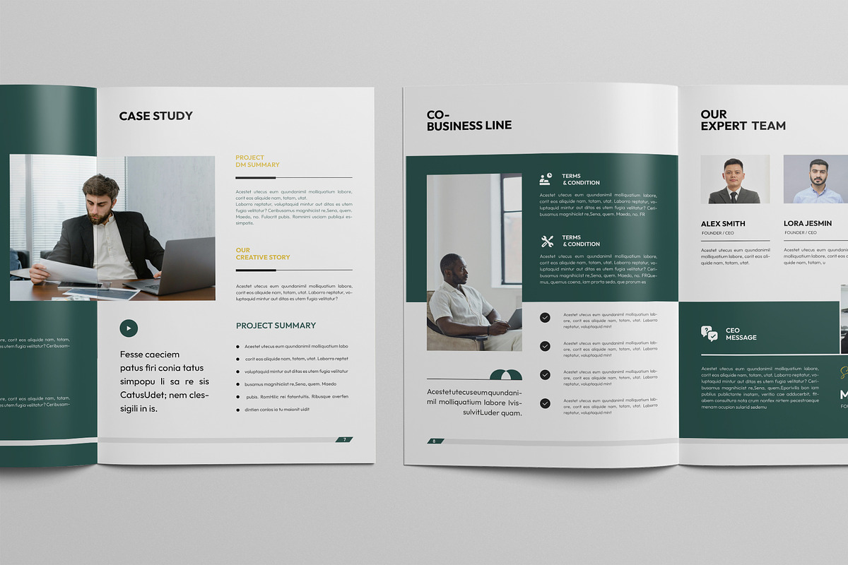 Corporate Project Proposal, a Brochure Template by KreateTribe (Photo 7 of 8)