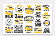 Cornhole SVG Bundle, Cornhole quotes, a Graphic by Dahuk Design (Thumbnail 1 of 11)
