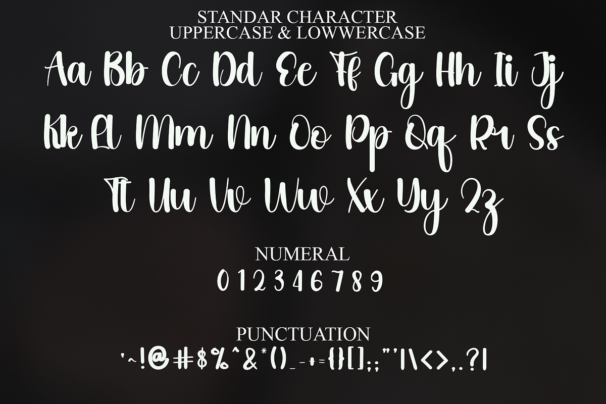 01 Simphony, a Handwritten Font by InermediaSTUDIO (Photo 6 of 8)