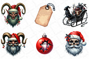 Creepy Christmas PNG, an Illustration by DreamPrint404 (Thumbnail 3 of 4)