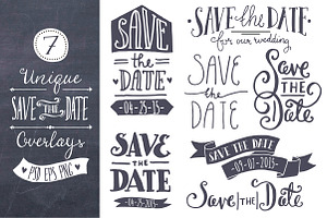 Save the Date Overlays