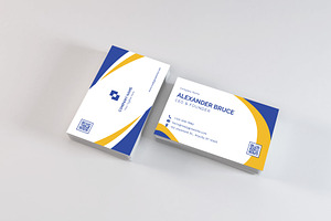 Modern Wave Business Card Template, a Business Card Template by Artnivora.Std