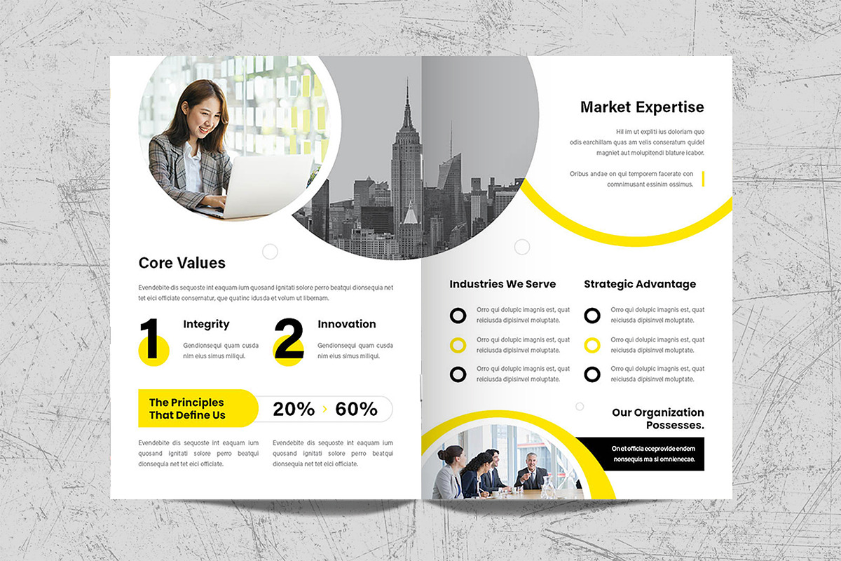 Sales Kit Template, a Brochure Template by White Graphic (Photo 4 of 11)