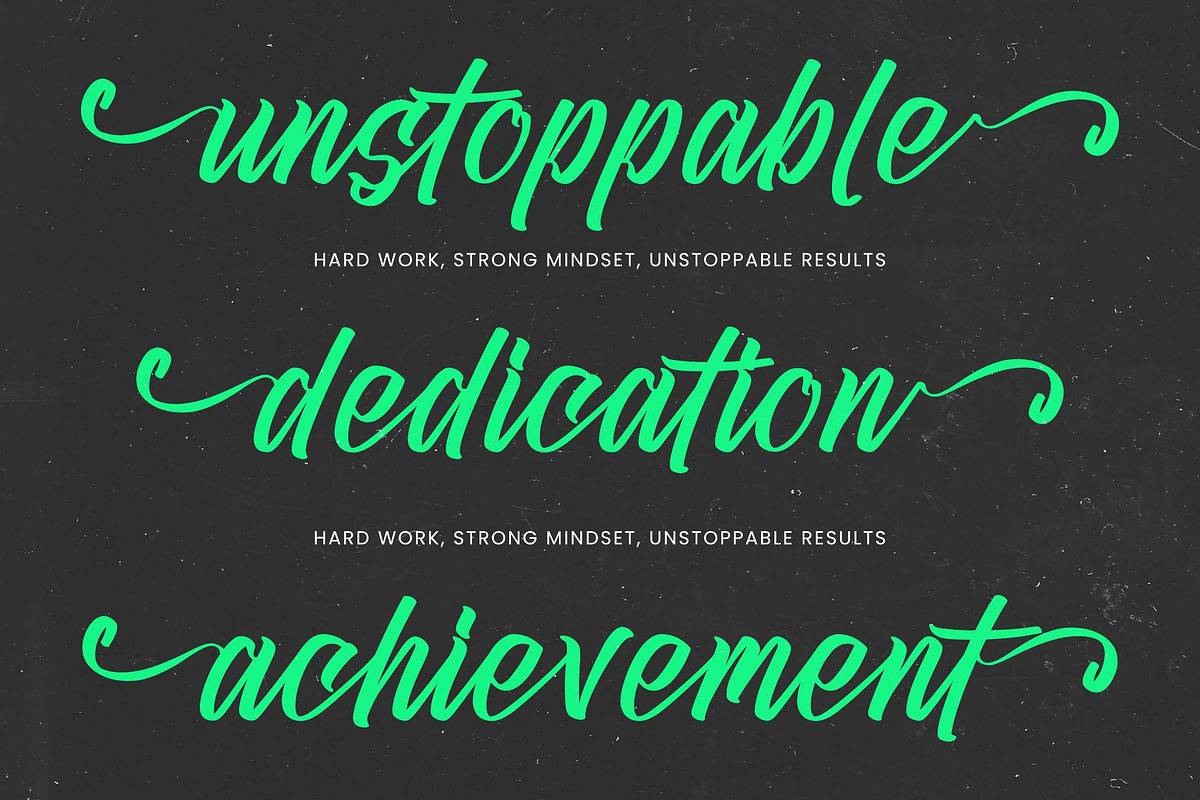 Juntink Sunday Bold Calligraphy Font, a Script Font by stylishtype.co (Photo 7 of 20)