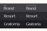 Lougra - Modern Branding Font, a Sans Serif Font by creativemedialab (Thumbnail 4 of 12)