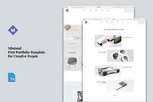 M - Minimal PSD Portfolio Template