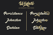 Widati Script Clean & Rough + Bonus, a Script Font by Mbonster Design Studio (Thumbnail 3 of 10)
