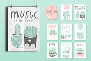 Sweet succulent & cacti collection♥️, a Decorative Illustration by Artnis (Thumbnail 2 of 11)