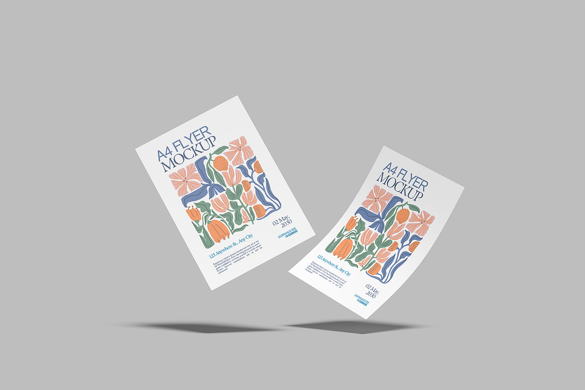 A4 Flyer Mockup, an Advertising Mockup by rizalamora (Photo 7 of 13)