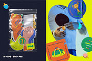 Paddle or table tennis vector bundle, a Sport Illustration by My.Ordinarty (Thumbnail 6 of 9)