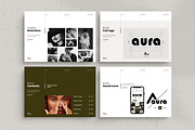 AURA / Brand Guideline Template, a Brochure Template by Slide-Agency (Thumbnail 6 of 11)