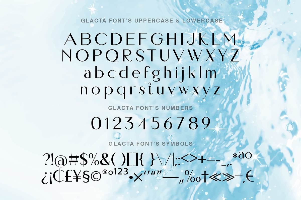Glacta - Slashy Modern Sans Display, a Sans Serif Font by Cloverons (Photo 14 of 14)