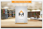 Mini X Banner Mockup, an Advertising Mockup by Plus Media (Thumbnail 5 of 5)