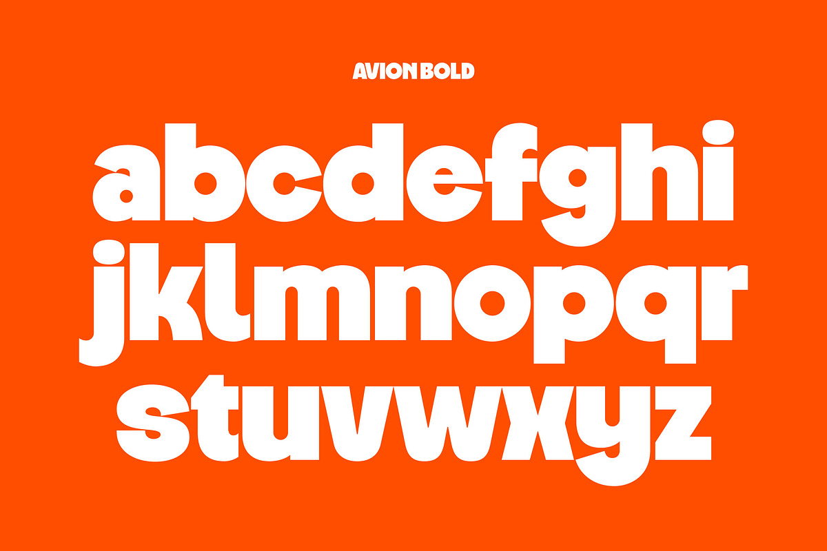 Avion - Modern Bold Font, a Sans Serif Font by limitype (Photo 7 of 10)