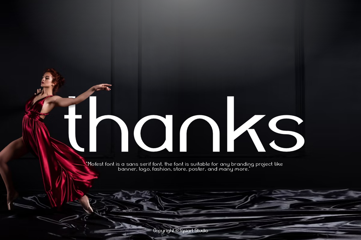 Mofest - Elegant Sans Font, a Sans Serif Font by Iqsiart Studio (Photo 13 of 13)