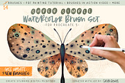 SB's Super Simple Watercolor Set, a Brush Add-On by Sandra Mejia (Thumbnail 1 of 19)