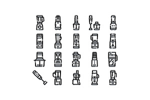 Kitchen appliance collection, an Object Graphic by pikepicture
