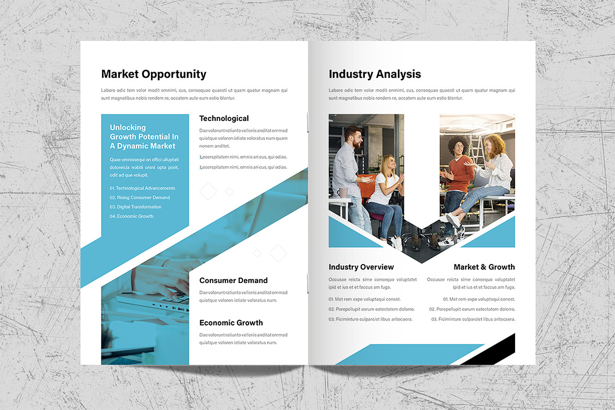 Business Plan Brochure Template, a Brochure Template by White Graphic (Photo 5 of 11)