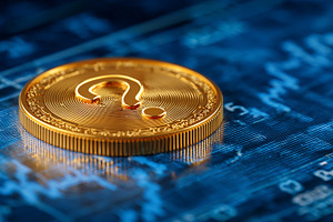 Finance Question Coin, a Business Photo by Design Store
