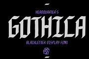 GOTHICA, a Blackletter Font by Headquarters (Thumbnail 1 of 3)