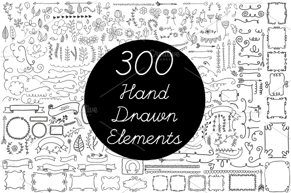 Vector Hand Drawn Elements Vol.2 preview 4