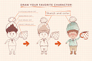 Gnomes Drawing Toolkit, a Brush Add-On by Rosangela Curti (Thumbnail 4 of 13)