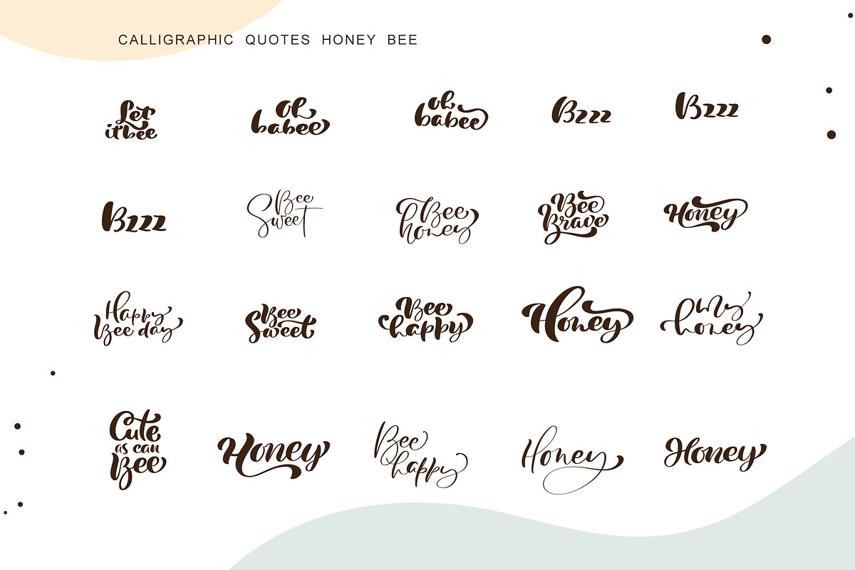 Honey Bee, an Object Graphic by Happy Letters (Photo 6 of 14)
