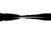 Lake Reflection Silhouette, an Object Graphic by Designer_Momina (Thumbnail 19 of 20)