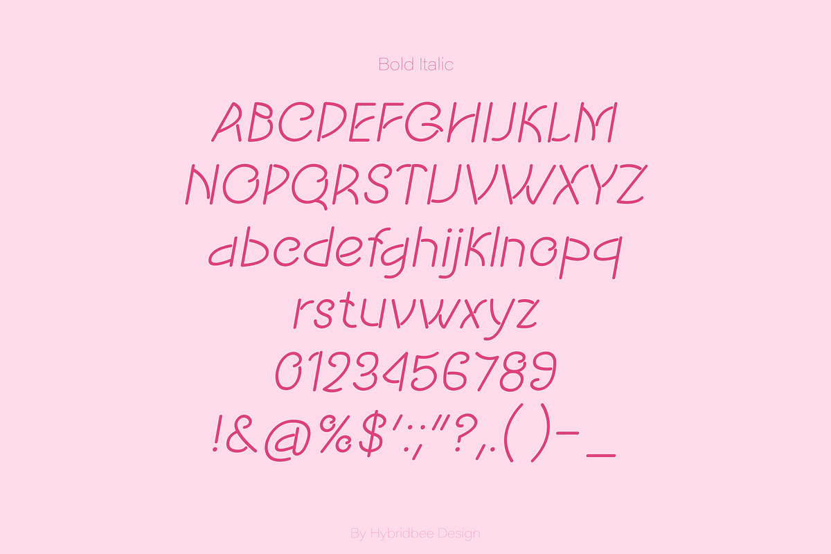 VAGARY-DISPLAY FONT, a Sans Serif Font by Hybridbee Design (Photo 9 of 10)