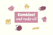 Cute Girly Brushes for Procreate, a Brush Add-On by AnniaArt (Thumbnail 6 of 9)