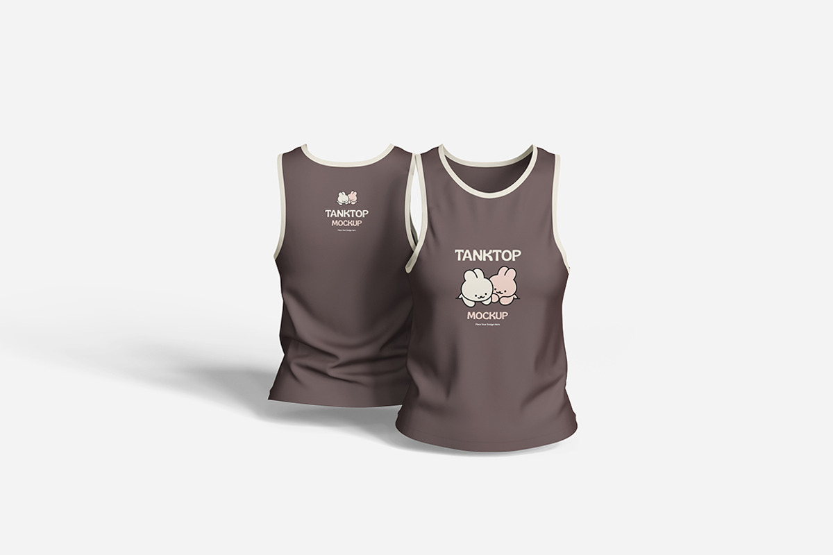 Tanktop Mockup, a Product Mockup by Indah (Photo 5 of 6)