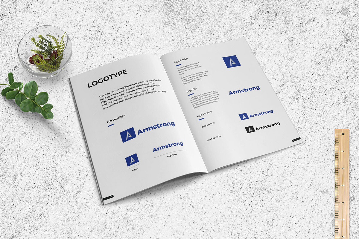 Brand Guideline, a Brochure Template by Graphic Template (Photo 10 of 11)