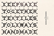 Folk Fest - Hand Crafted Font, a Sans Serif Font by Madeline ODonoghue Design (Thumbnail 12 of 12)