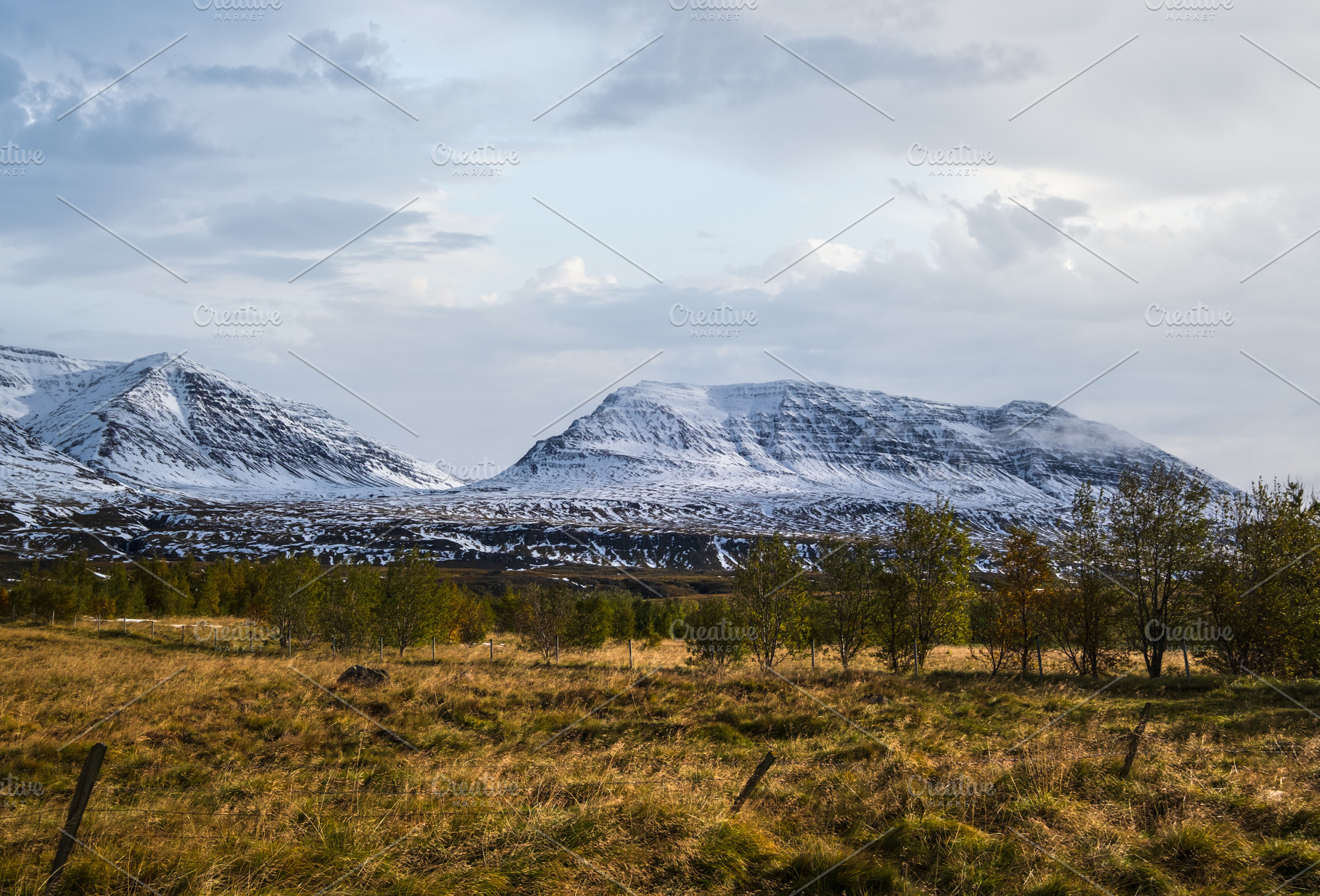 Beautiful mountain view during auto trip in North Iceland. Spect, a Nature Photo by YuriyB