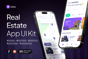 Safar - Real Estate App UI Kit, an UI Kit Template by Rafiq | YDN