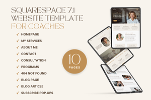 Coaching Website For Squarespace