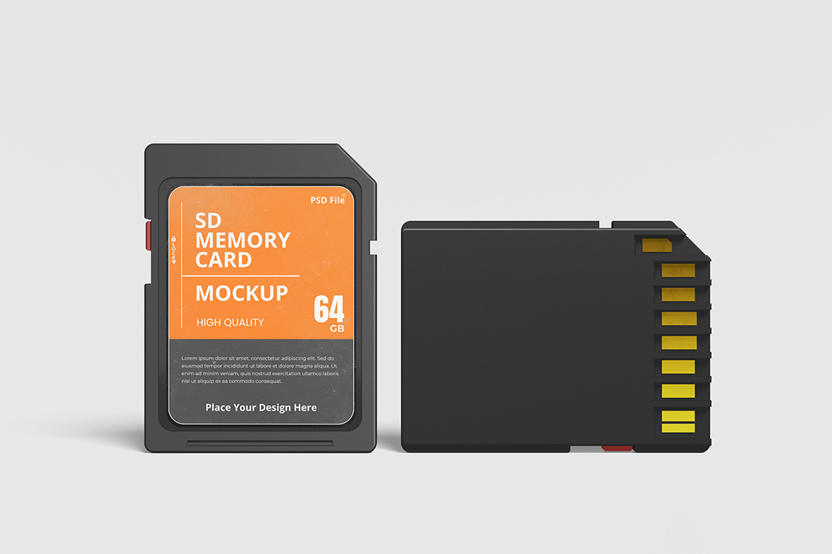 SD Memory Card Mockup, a Product Mockup by Indah (Photo 5 of 6)