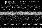 Glitter Confetti Elements Silver, a Texture Graphic by Nifty Template Studio (Thumbnail 2 of 10)