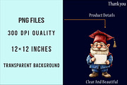 School Gnomes Clipart PNG, an Illustration by SinaCreation (Thumbnail 4 of 5)