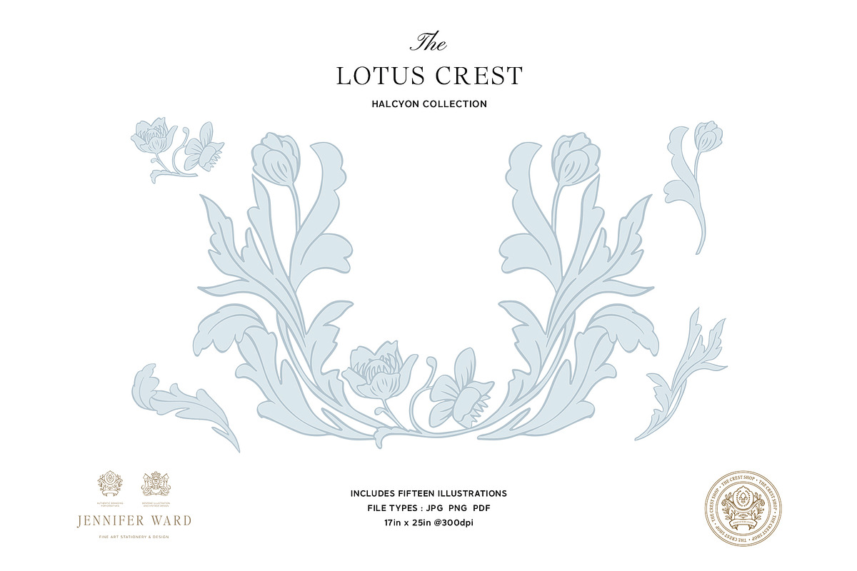 Lotus ~ License for One Event, a Graphic by Jennifer Ward Studio (Photo 1 of 4)