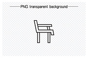 Chair and Seating Icons, an Outline Icon by Designfour (Thumbnail 6 of 7)
