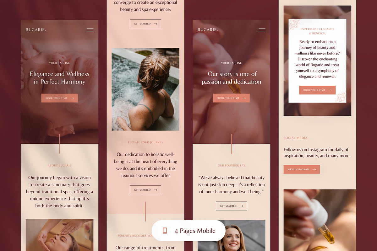 Bugarie - Spa & Beauty Landing Page, an UI Kit Template by andrisetiawannn (Photo 5 of 6)