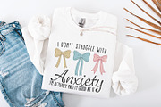 Coquette Mental Health Bow PNG, an Illustration by SharpMarketplace (Thumbnail 4 of 9)