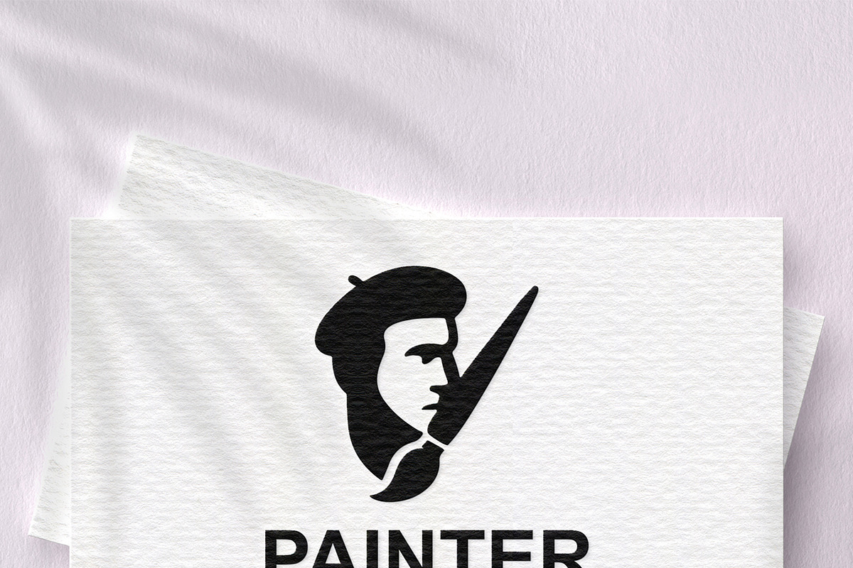Painter Logo Template Layout, a Branding & Logo Template by Neon Studio (Photo 2 of 2)