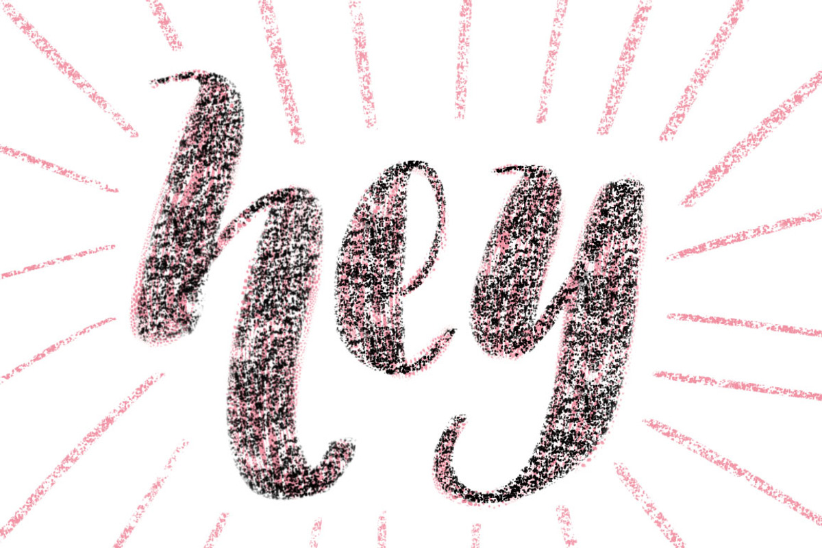Textured Lettering Brushes Set 1, a Brush Add-On by On the Mark Designs (Photo 4 of 4)