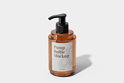Cosmetic Pump Bottle Mockup, a Packaging Mockup by Akebareee (Thumbnail 1 of 3)
