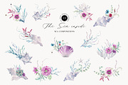 THE SEA INSIDE Watercolor collection, an Object Illustration by Lemaris (Thumbnail 3 of 9)