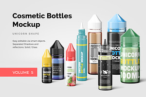 Cosmetic Bottles Mockup Vol.5