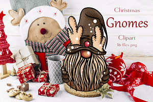 Christmas Gnomes clipart Procreate